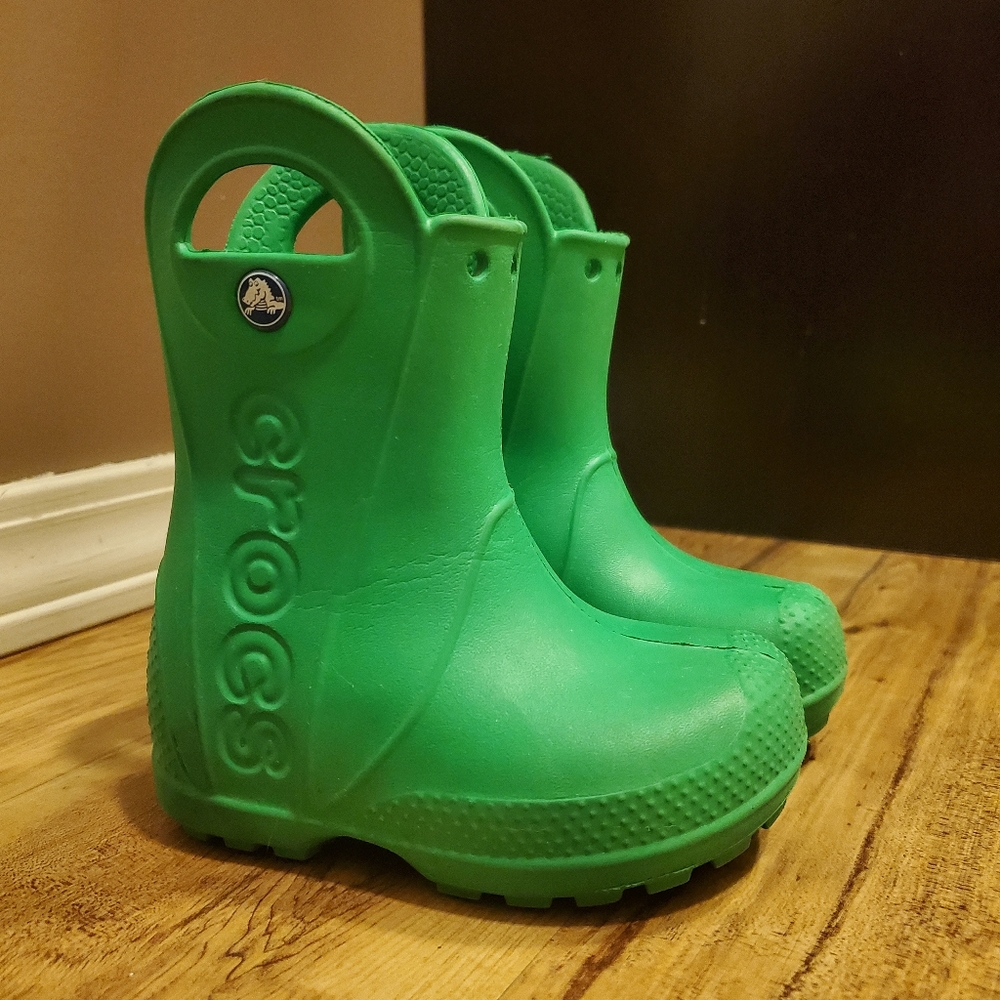 Croc boots c6 green